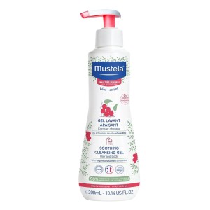 Mustela Bebe Soothing Cleansing Gel Καταπραϋντικό Αφροντούς για Σώμα & Μαλλιά, 300ml
