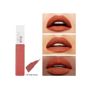 Maybelline Superstay Matte Ink Liquid Lipstick Ματ Κραγιόν 130 Self Starter, 5ml