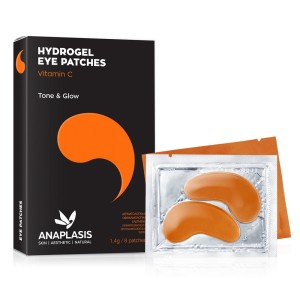 Anaplasis Hydrogel Eye Patches Μάσκα Ματιών με Βιταμίνη C για Τόνωση, 8τμχ