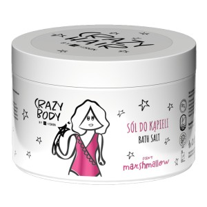 Hiskin Crazy Body Bath Salt Άλατα Μπάνιου Marshmallow, 300gr
