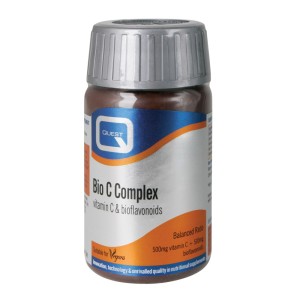 Quest Bio C Complex bioflavonoids Συμπλήρωμα Διατροφής με  Βιταμίνη C και Βιοφλαβονοειδή  500mg, 90tabs