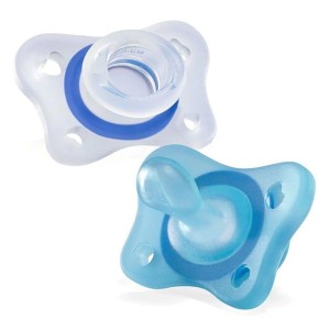  Chicco Physio Mini Soft Πιπίλα Όλο Σιλικόνη Σιέλ 2-6μηνών, 2τεμ