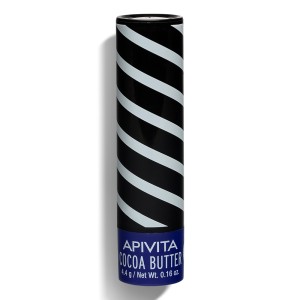 Apivita Lip Care Cocoa Butter Ενυδατικό Χειλιών Βούτυρο Κακάο με SPF20, 4.4gr