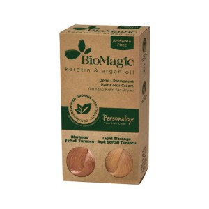 BioMagic Keratin & Argan Oil Hair Color Demi-Permanent Ανοιχτό Πορτοκαλί, 60ml