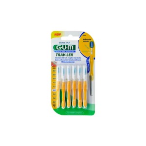GUM Trav-ler Interdental Brush Μεσοδόντιο Βουρτσάκι 1.3mm - 6 Τεμάχια