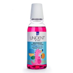 Intermed Unident Kids Mouthwash Παιδικό Φθοριούχο Στοματικό Διάλυμα, 250ml