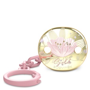Suavinex Κλιπ Πιπίλας Gold Pink, 1τμχ