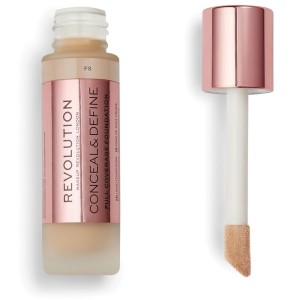 Revolution Beauty Full Coverage Foundation F8 Υγρό Makeup, 23ml