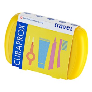 Curaprox Travel Set Κίτρινο, 1σετ