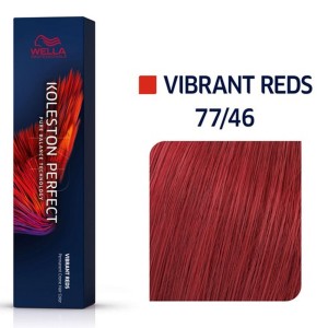 Wella Koleston Perfect Me+ Vibrant Reds Βαφή Μαλλιών 77/46 Ξανθό Ανοιχτό Κόκκινο Βιολέ, 60ml
