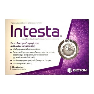 Bioton Intesta Ειδικό Συμπλήρωμα Διατροφής για τη Διατροφική Διαχείριση της Εντερικής Δυσλειτουργίας. 60 κάψουλες