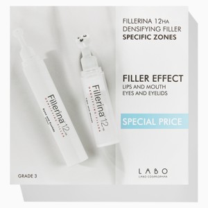 Fillerina 12HA Densifying Filler Specific Zones Grade 3 Πακέτο Δερμοκαλλυντικής Αγωγής Filler Αναπλήρωσης Όγκου & Γεμίσματος για Χείλη & Περίγραμμα, 7ml & Αναπλήρωσης Όγκου & Γεμίσματος για Μάτια & Βλέφαρα,15ml