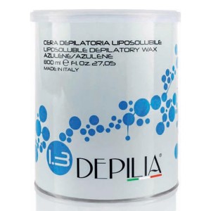 Depilia Κερί Αποτρίχωσης σε Δοχείο για Πρόσωπο & Σώμα Azulene, 800ml