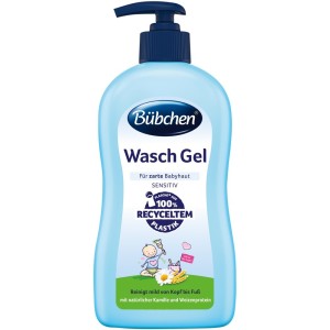 Bübchen Gel Κθαρισμού με Εκχύλισμα Χαμομηλιού & Πρωτεΐνη Σιταριου,  400ml