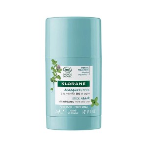 Klorane Μάσκα Προσώπου για Καθαρισμό 25gr Aquatic Mint Stick Mask