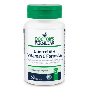 Doctors Formulas Quercetin + Vitamin C Formula Συμπλήρωμα για την Ενίσχυση του Ανοσοποιητικού, 60 κάψουλες