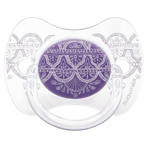 Suavinex Couture Premium Σιλικόνης Δαντέλα Μωβ 4-18m 1τμχ