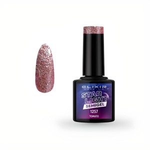 Elixir Make-up Semi Gel Ημιμόνιμο Επαγγελματικό Βερνίκι Νυχιών Νο1257 Tomato, 8ml