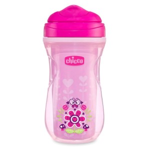 Chicco Active Cup Εκπαιδευτικό Κύπελλο 14m+ Ροζ, 266ml