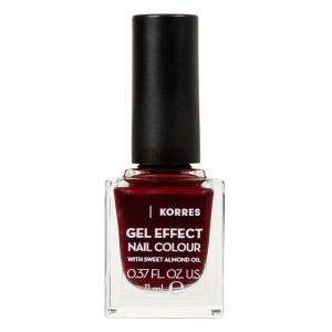 Korres Gel Effect Nail Color Βερνίκι Νυχιών Pomegranate 55, 11ml