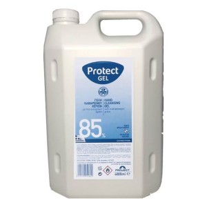 Protect Αντισηπτικό Χεριών σε Μορφή Gel με 85% Αλκοόλη, 4lt