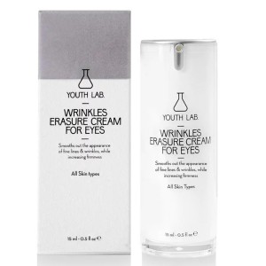 Youth Lab Wrinkles Erasure Cream For Eyes Αντιρυτιδική Κρέμα Ματιών με Δράση Ενάντια σε Μαύρους Κύκλους, 15ml