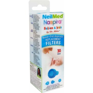 NeilMed Naspira Babies & Kids Ανταλλακτικά Ρινικού Αποφρακτήρα για Βρέφη & Παιδιά, 30τμχ