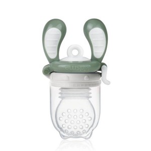 Kidsme Food Feeder Πιπίλα φαγητού σιλικόνης Grey - Medium 4+ Μηνών KID-0082, 1τμχ