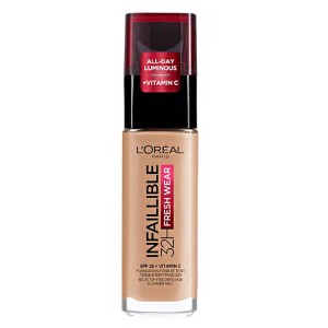 LOreal Paris Makeup Infaillible 32H Fresh Wear Vitamin C 220 Sable Sand, 30ml