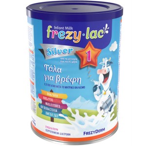 Frezyderm Frezylac Silver 1 Αγελαδινό Γάλα σε Σκόνη έως 6 μηνών, 400g
