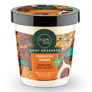 Natura Siberica Organic Shop Body Desserts Moroccan Orange Μαροκινό Πορτοκάλι Σουφλέ Σμίλευσης Σώματος, 450ml