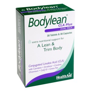 Health Aid Bodylean CLA Plus Συμπλήρωμα Διατροφής για Αδυνάτισμα & Σύσφιγξη, 30tabs & 30caps