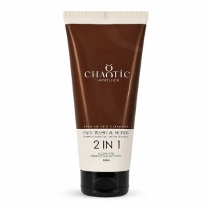 Scandal Beauty Chaotic Impression Face Wash & Scrub Καθαρισμός & Απολέπιση με Bamboo Charcoal & Ζάχαρη, 100ml