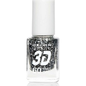 Elixir Make-Up  3D Nail Polish 60 Glitter Βερνίκι Νυχιών 256, 13ml