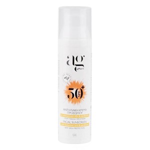Ag Pharm Sunscreen Face SPF50+ Αντηλιακή Κρέμα Προσώπου χωρίς χρώμα, 75ml