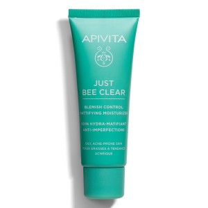 Apivita Just Bee Clear Κρέμα Κατά των Ατελειών Ενυδάτωση & Ματ Αποτέλεσμα, 40ml