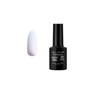 Elixir Make-up Semi Gel Ημιμόνιμο Επαγγελματικό Βερνίκι Νυχιών Νο661 White Mermaid, 5ml