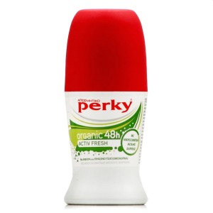 Perky Organic Activ Fresh 48h Roll-On Αποσμητικό σε Μορφή Roll-On, 50ml