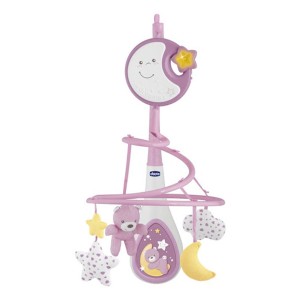 Chicco Next2Dreams Mobile Μουσικό Περιστρεφόμενο Παιχνίδι Κούνιας  3 σε 1 Ροζ, 1σετ