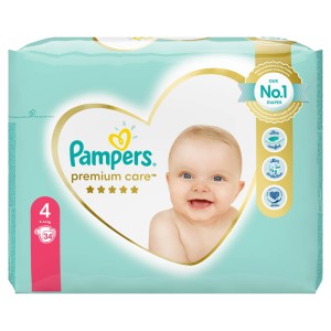 Pampers Premium Care No 4 (9-14kg), 34 τμχ