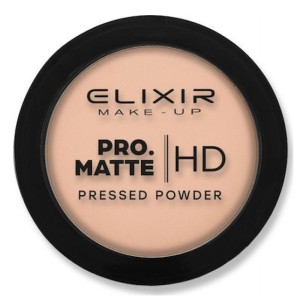 Elixir Make-Up Pro. Matte Pressed Powder HD Πούδρα για Ματ Αποτέλεσμα No.206 Cookie Dust, 8gr