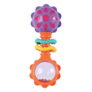 Playgro Activity Κουδουνίστρα Μασητικό Με Στριφτή Μπάρα 3m+, 1τμχ