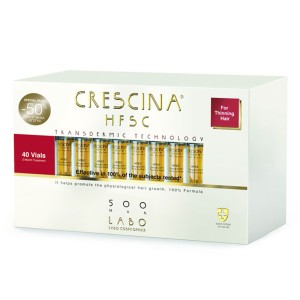 Labo Crescina Transdermic HFSC MAN 500 Αμπούλες Μαλλιών κατά της Τριχόπτωσης, 40αμπούλες
