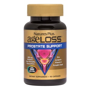 Natures Plus AgeLoss Prostate Support Φόρμουλα για την Υγεία του Προστάτη, 90caps