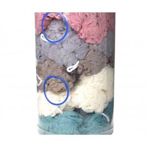 Ro-Ro Accessories Σφουγγαράκι Σώματος Τούλι Καφέ, 1τμχ