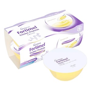 Nutricia Creme Protein 1.6kcal/g Ειδικό Συμπλήρωμα Διατροφής με Γεύση Βανίλια, 4x125gr