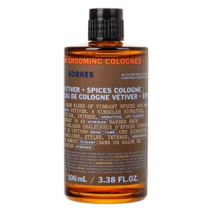 Korres ​Athenian Grooming Βέτιβερ + Μπαχαρικά Ανδρική Eau de Cologne, 100ml