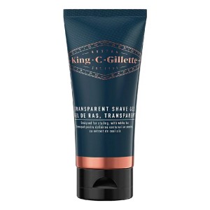Gillette King C. Gillette Men’s Transparent Shaving Gel Ανδρικό Διάφανο Gel Ξυρίσματος, 150ml