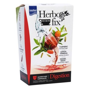 Intermed Herbofix Digestion Κάψουλες Ρόφημα Βοτάνων Συμβατές με Μηχανή Nespresso, 10κάψουλες