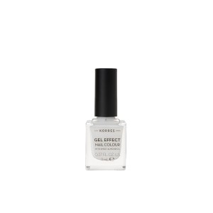 Korres Gel Effect Nail Colour 1 Blanc White